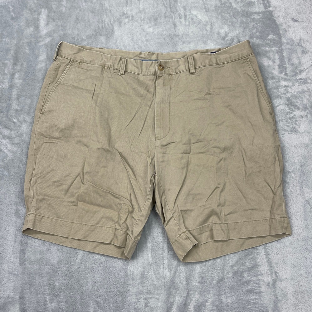 Polo Ralph Lauren Chino Shorts Mens 42 Tan Slash Pocket Classic Fit‎ 9'' Inseam